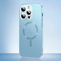Case iPhone de Vidro Temperado Fosco com MagSafe